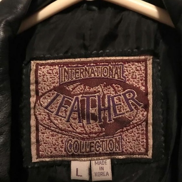 International leather full length women’s coat - Picture 2 of 3